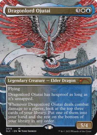 Dragonlord Ojutai SLC-2015 Secret Lair 30th Anniversary Countdown Kit Magic card