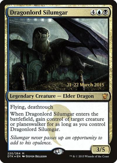 Dragonlord Silumgar PDTK-220S Dragons of Tarkir Promos Magic card