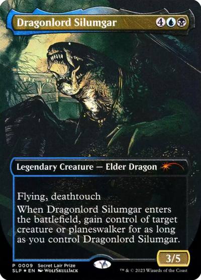 Dragonlord Silumgar SLP-9 Secret Lair Showdown Magic card
