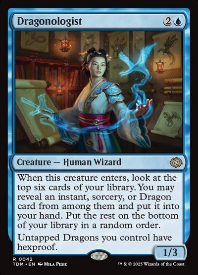Dragonologist TDM-42 Tarkir: Dragonstorm Magic card