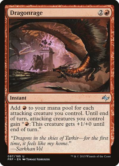 Dragonrage FRF-97 Fate Reforged Magic card