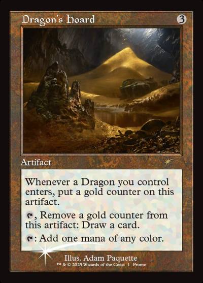Dragon's Hoard PW25-1P Wizards Play Network 2025 Magic card