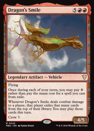 Dragon's Smile MBC-22 Mystery Booster Commander Edition Magic card
