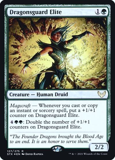 Dragonsguard Elite PSTX-127S Strixhaven: School of Mages Promos Magic card