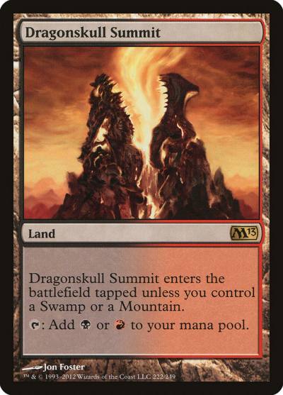 Dragonskull Summit M13-222 Magic 2013 Magic card