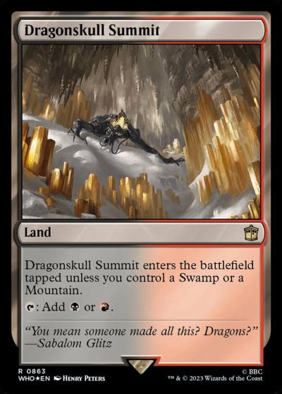Dragonskull Summit WHO-863 Doctor Who Magic card