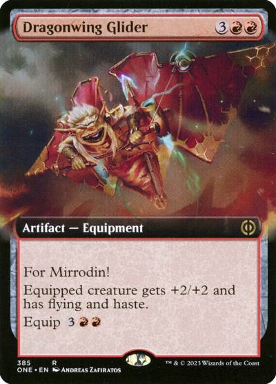 Dragonwing Glider ONE-385 Phyrexia: All Will Be One Magic card