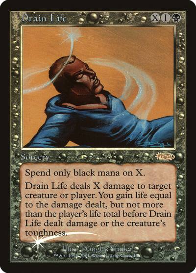 Drain Life F02-7 Friday Night Magic 2002 Magic card