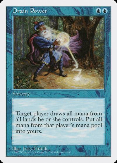 Drain Power 5ED-82 Fifth Edition Magic card