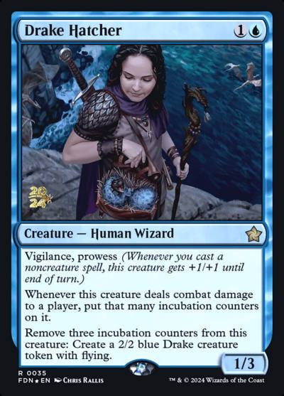 Drake Hatcher PFDN-35S Foundations Promos Magic card
