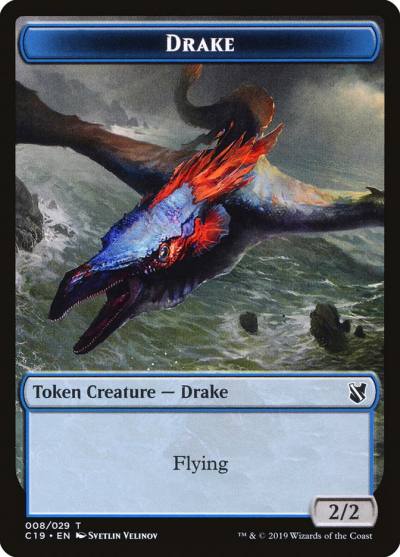 Drake TC19-8 Commander 2019 Tokens Magic card