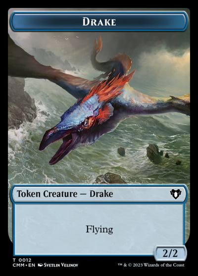 Drake TCMM-12 Commander Masters Tokens Magic card