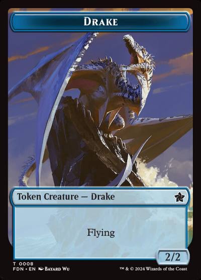 Drake TFDN-8 Foundations Tokens Magic card