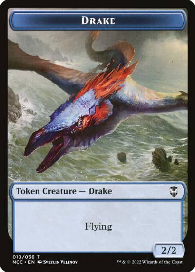 Drake TNCC-10 New Capenna Commander Tokens Magic card