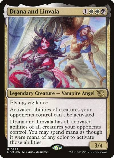 Drana and Linvala MOM-222 March of the Machine Magic card