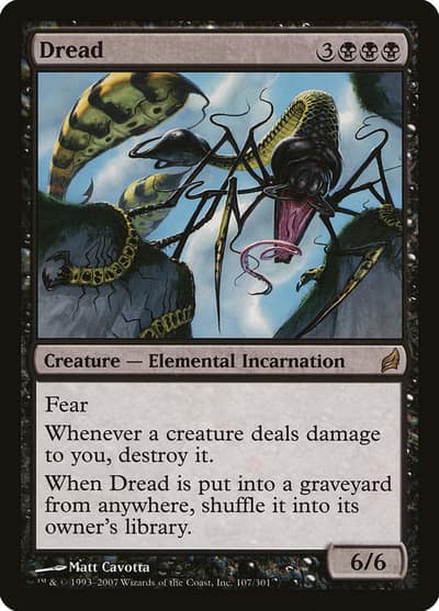 Dread 107 Lorwyn Magic card