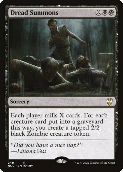 Dread Summons NCC-249 New Capenna Commander Magic card