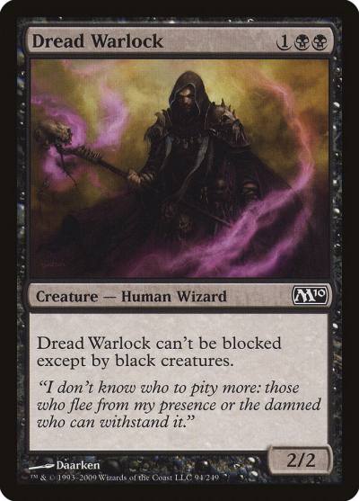 Dread Warlock 94 Magic 2010 Magic card