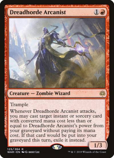 Dreadhorde Arcanist PWAR-125P War of the Spark Promos Magic card