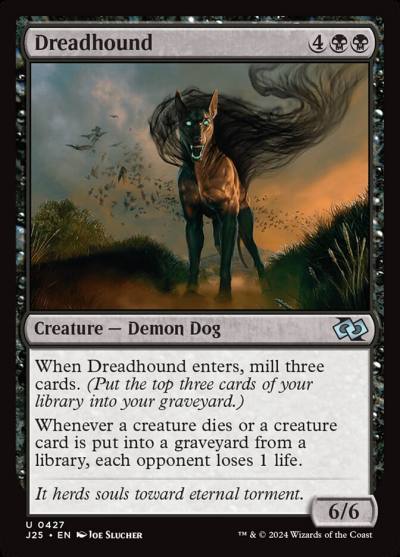 Dreadhound J25-427 Foundations Jumpstart Magic card
