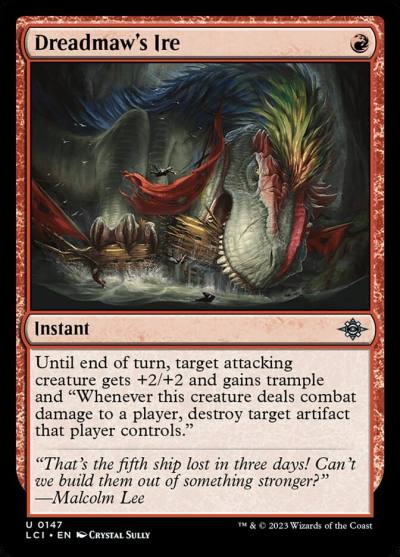 Dreadmaw's Ire LCI-147 The Lost Caverns of Ixalan Magic card