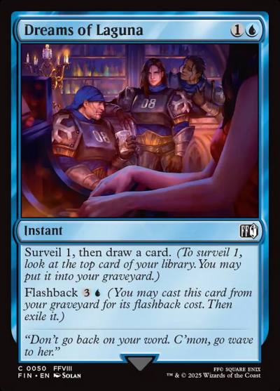 Dreams of Laguna FIN-50 Final Fantasy Magic card