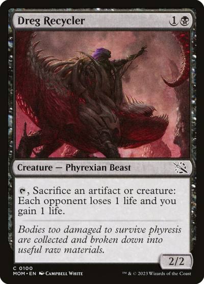 Dreg Recycler 100 March of the Machine Magic card