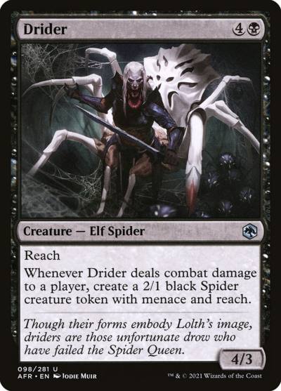 Drider AFR-98 Adventures in the Forgotten Realms Magic card