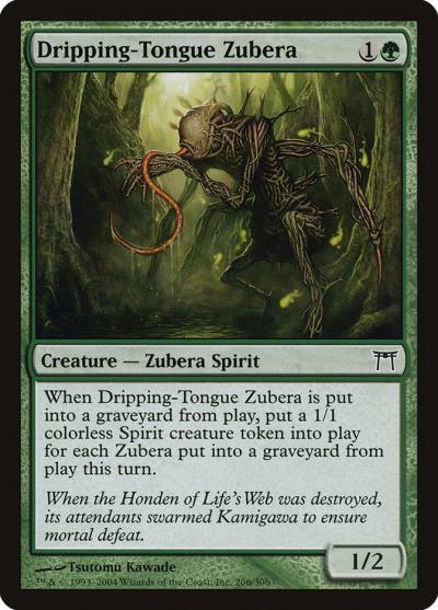 Dripping-Tongue Zubera CHK-206 Champions of Kamigawa Magic card