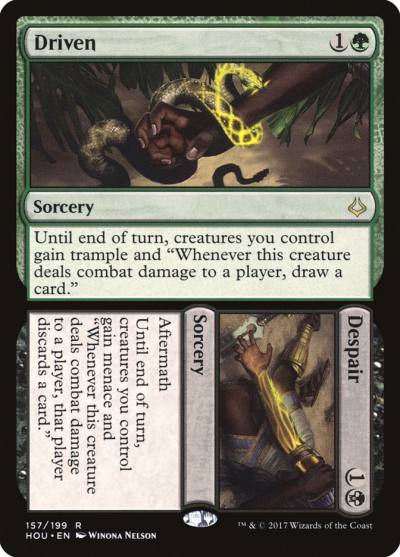 Driven // Despair HOU-157 Hour of Devastation Magic card
