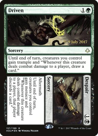 Driven // Despair PHOU-157S Hour of Devastation Promos Magic card