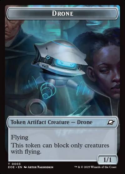 Drone TEOE-3 Edge of Eternities Tokens Magic card