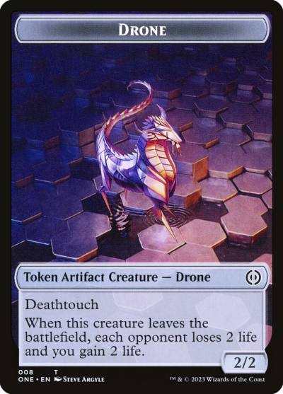 Drone TONE-8 Phyrexia: All Will Be One Tokens Magic card