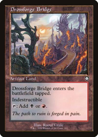 Drossforge Bridge BRC-183 The Brothers' War Commander Magic card