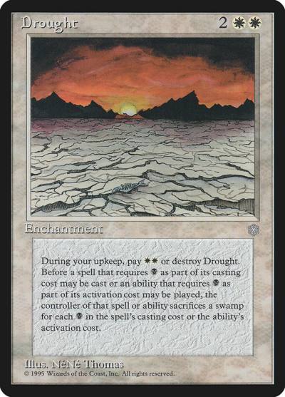 Drought ICE-21 Ice Age Magic card