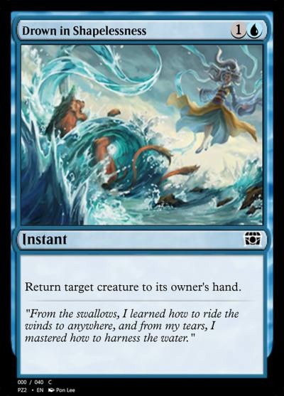 Drown in Shapelessness PZ2-70837 Treasure Chest Magic card