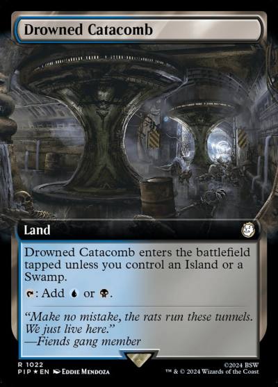 Drowned Catacomb PIP-1022 Fallout Magic card