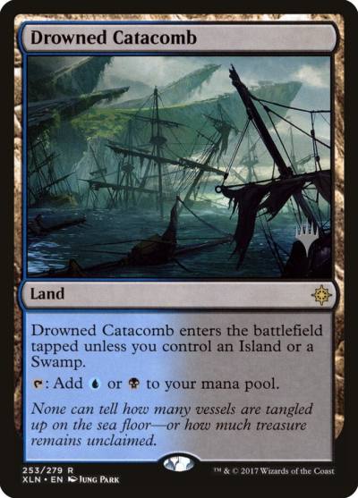 Drowned Catacomb PXLN-253P Ixalan Promos Magic card