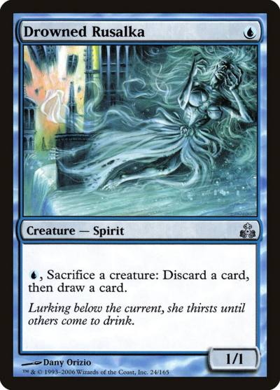 Drowned Rusalka GPT-24 Guildpact Magic card