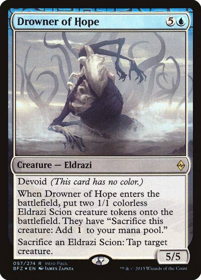 Drowner of Hope PBFZ-57 Battle for Zendikar Promos Magic card