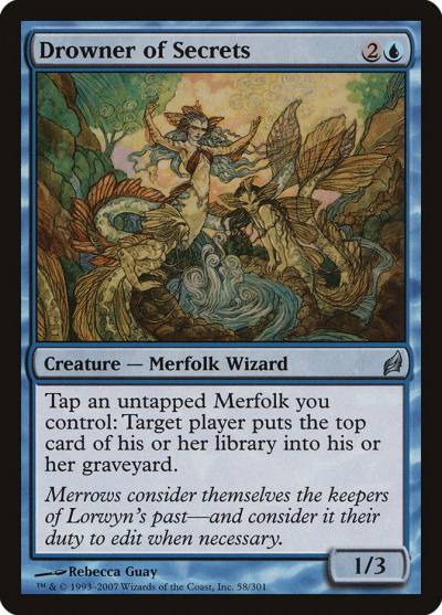 Drowner of Secrets 58 Lorwyn Magic card