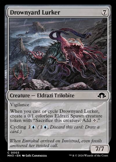 Drownyard Lurker 3 Modern Horizons 3 Magic card