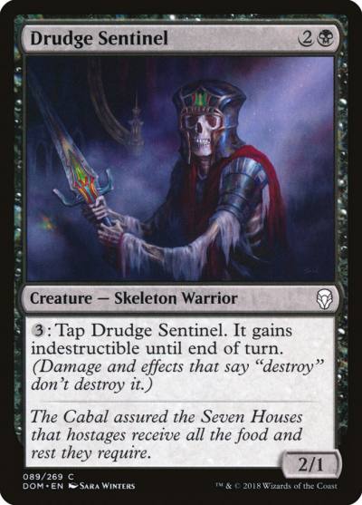 Drudge Sentinel DOM-89 Dominaria Magic card