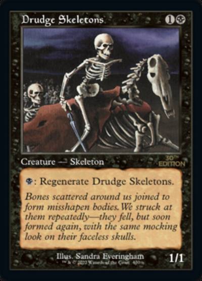 Drudge Skeletons 400 30th Anniversary Edition Magic card