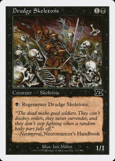 Drudge Skeletons 6ED-123 Classic Sixth Edition Magic card