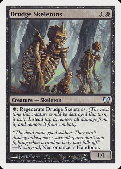 Drudge Skeletons 9ED-126 Ninth Edition Magic card