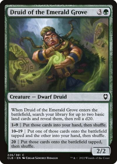Druid of the Emerald Grove CLB-226 Commander Legends: Battle for Baldur's Gate Magic card