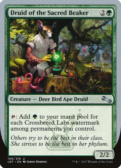 Druid of the Sacred Beaker 106 Unstable Magic card