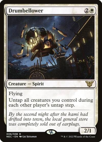 Drumbellower NEC-6 Neon Dynasty Commander Magic card