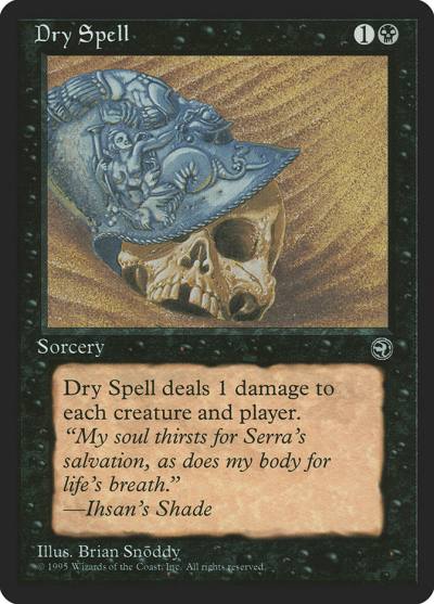 Dry Spell HML-46B Homelands Magic card